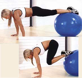 ����������� �� ��������� ������� (Knee Crunch)
