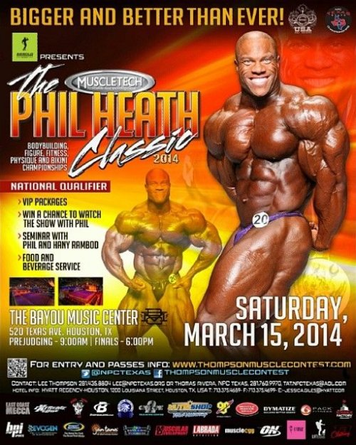 ���������� � NPC Phil Heath Classic 2014